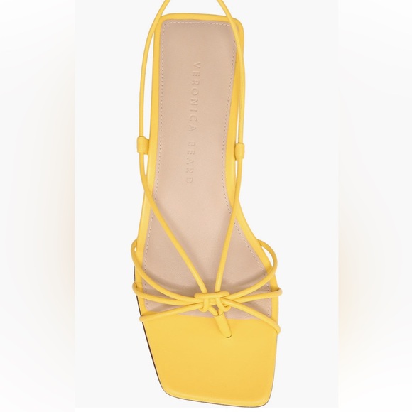 Veronica Beard Foley Ankle Tie Sandal Color Pineapple - Picture 6 of 12